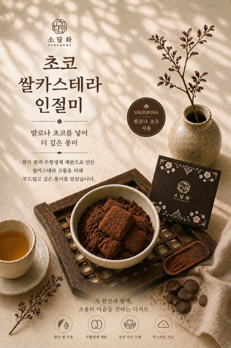 🌿 소담화 쌀카스테라 인절미 4종  🌿
