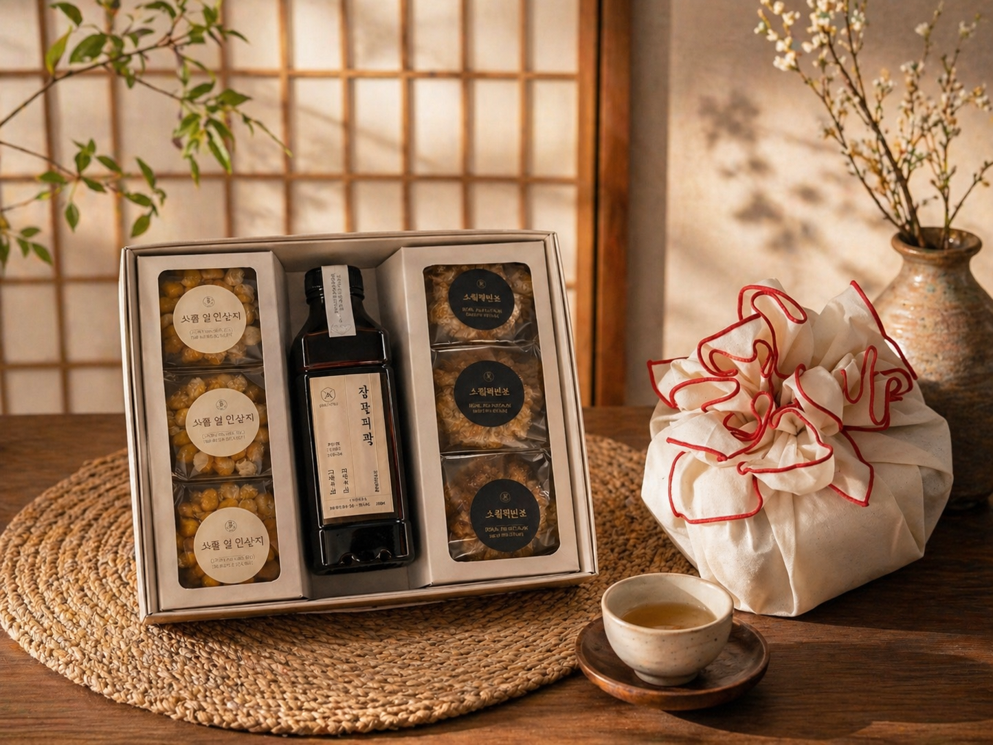 🍯 오란다 & 약과 &쌍화시럽 선물세트- Oranda &Yakgwa &Sanghwa Syrup Gift Set