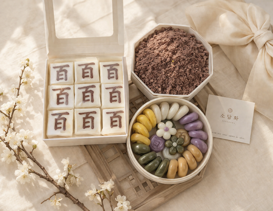 🎁 소담화 백일 · 돌 떡 세트