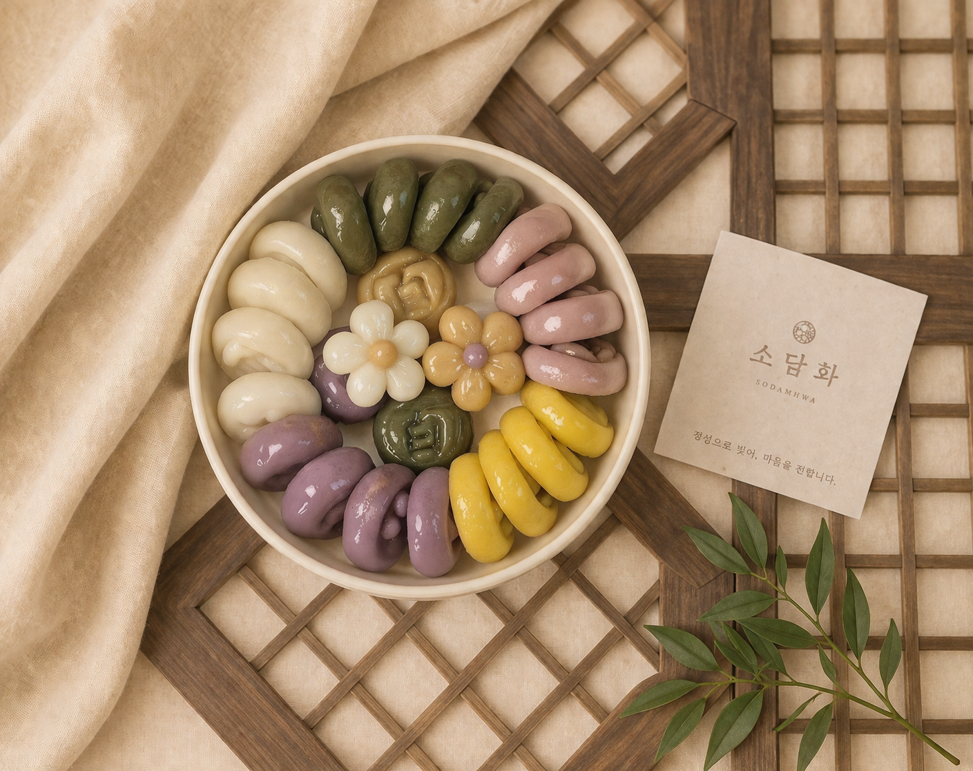 🎁 소담화 백일 · 돌 떡 세트