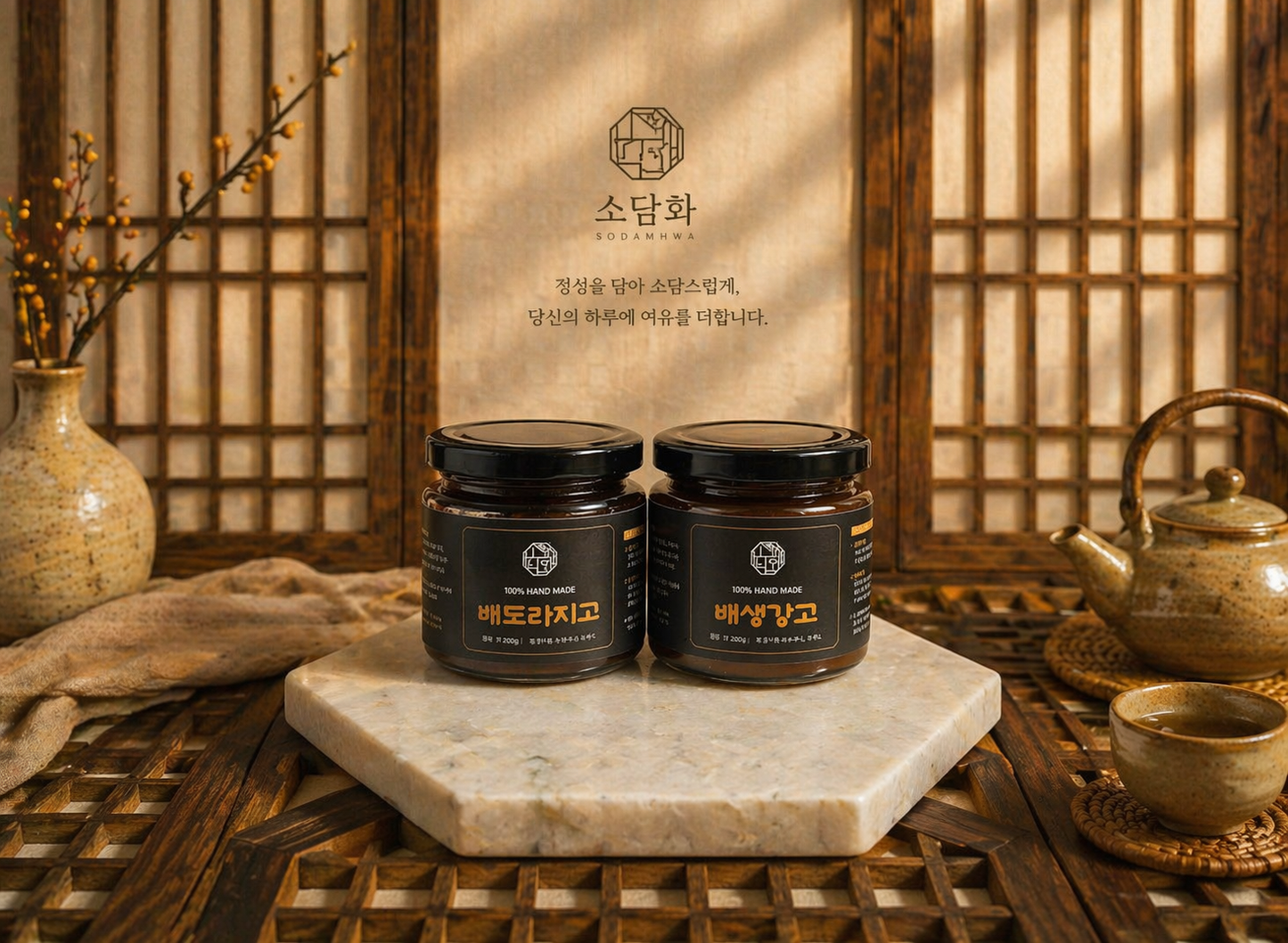 🍐 소담화 배생강고 Pear &amp; Ginger Preserved Extract