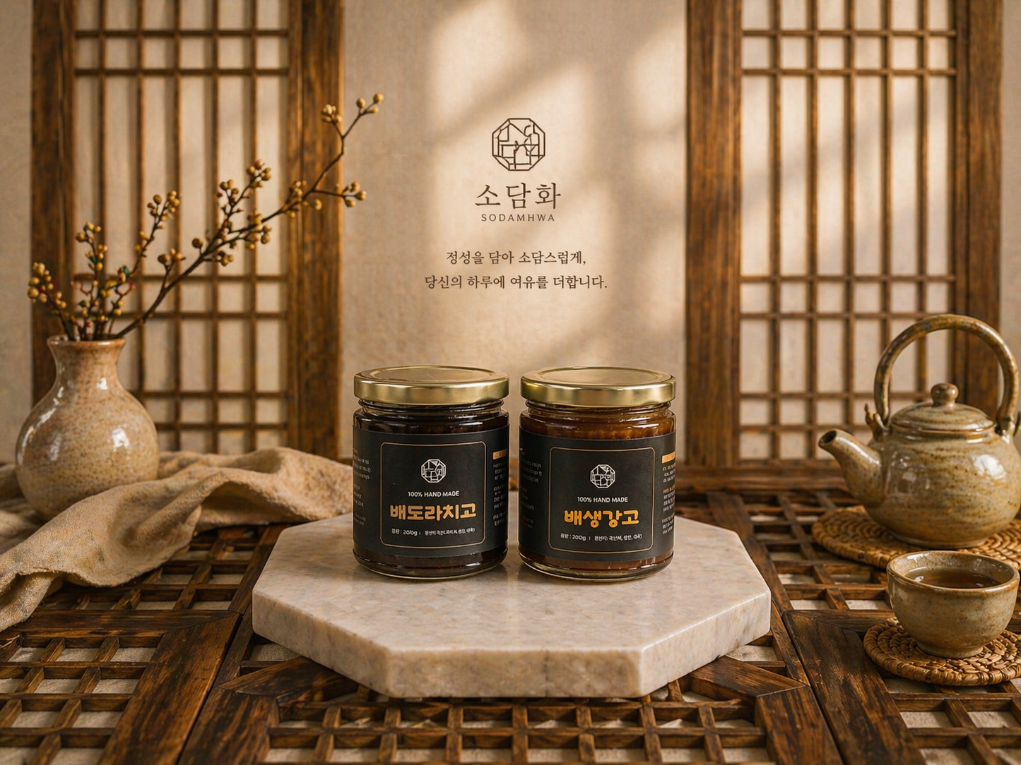 🍐+🌱 배생강청 &배도라지청 세트