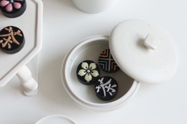 🌸 흑임자 꽃다식 세트-Black Sesame Flower Dasik