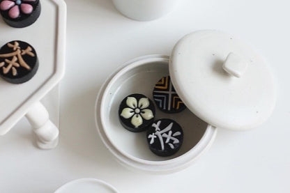 🌸 흑임자 꽃다식 세트-Black Sesame Flower Dasik